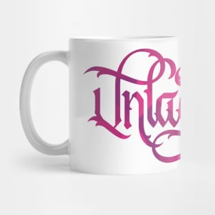 Unladylike Pink Calligraphy Mug